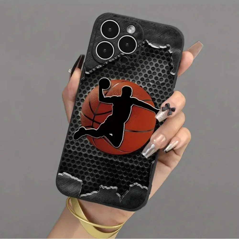 iPhone 15 Pro Max Basketball Design Phone Case